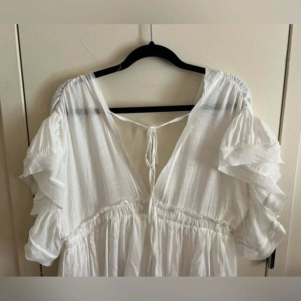 Jardin White Button-Down Dress - Picture 13 of 15